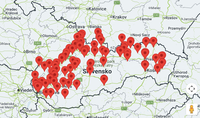Predajne miesta SOLIDWAY